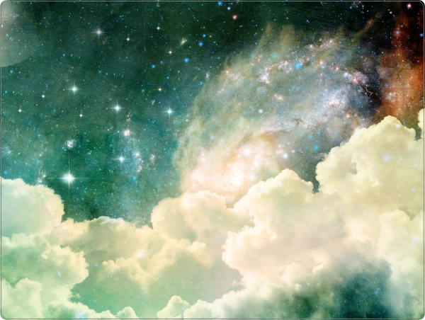 Starry sky laptop sticker 15 inch