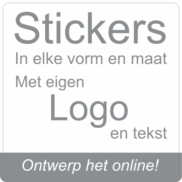 Stickers eigen logo