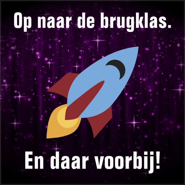 Stoeptegel Groep 8 Raket