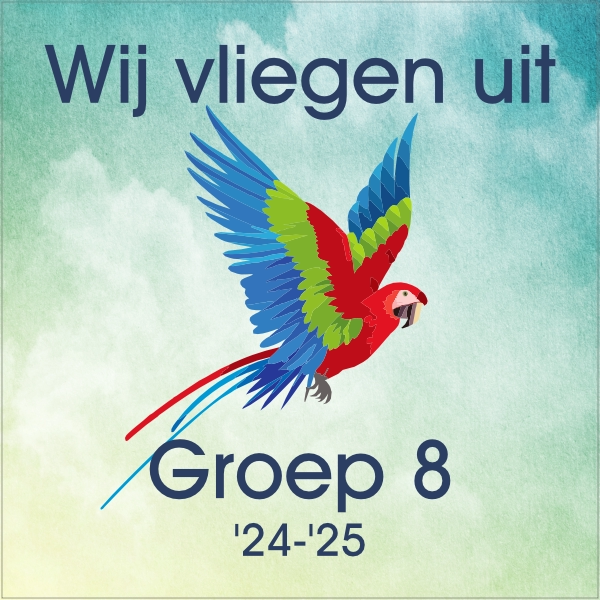 Stoeptegel Groep 8 Wij Vliegen Uit