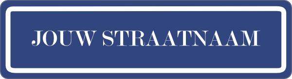Straatnaambord Smal