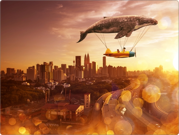 Surrealstisch Laptop Sticker 15 inch