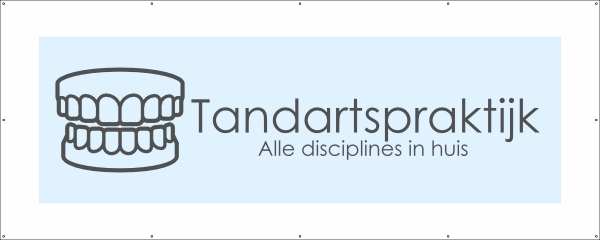 Tandartspraktijk spandoek