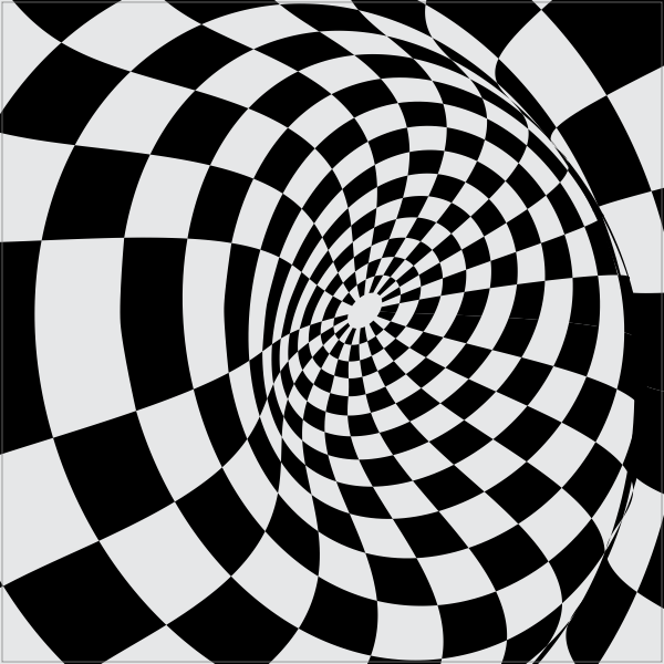 Tegel optische illusie