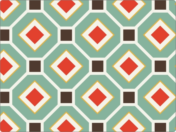 Tegelpatroon Laptop Sticker 15 inch