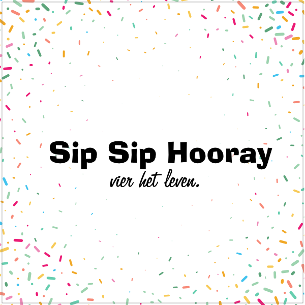 Tegeltje Sip Sip Hooray