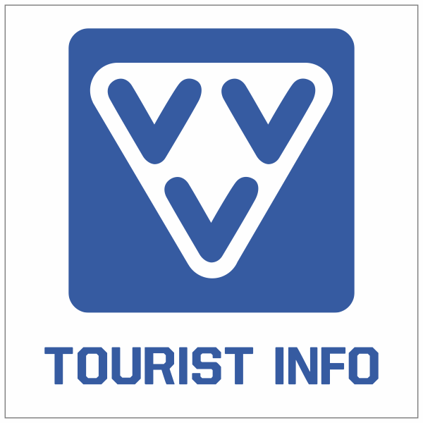 Tourist info sticker