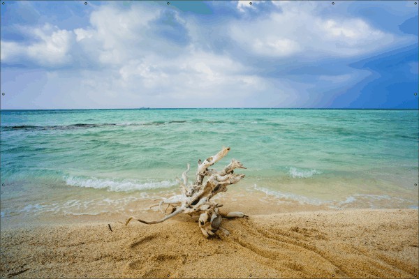Tropisch strand tuindoek
