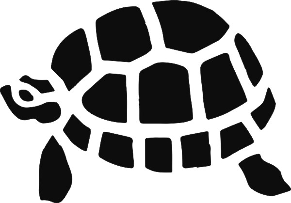 Schildpad muursticker
