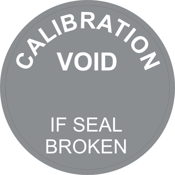 Void if broken grijze sticker