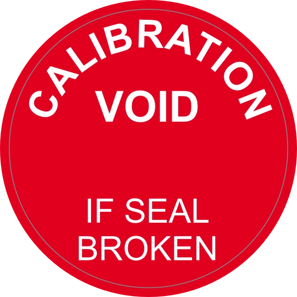 Void if broken rode sticker