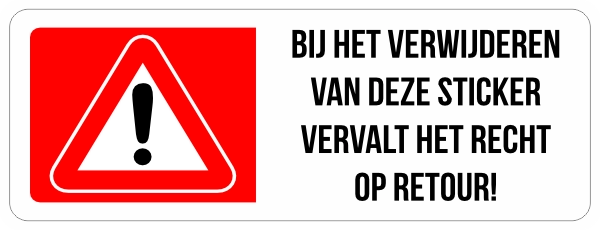 Void retour sticker