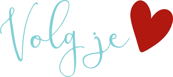 Volg je hart muursticker