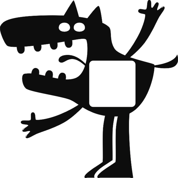 Stopcontact sticker monster