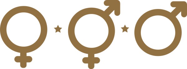 Gender neutrale toiletsticker
