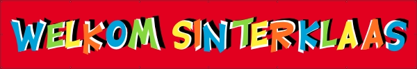 Welkom Sinterklaas spandoek