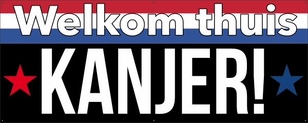 Welkom thuis kanjer spandoek