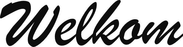 Welkom belettering