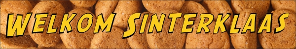 Welkom Sint spandoek