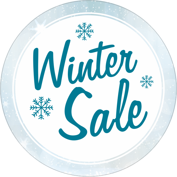 Winter Sale glassticker