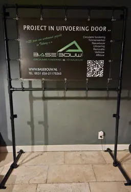 Project in uitvoering spandoek