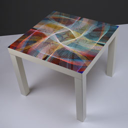 Ikea tafel spirograaf opdruk