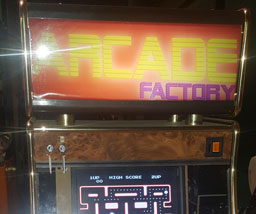 Arcade speelkast sticker