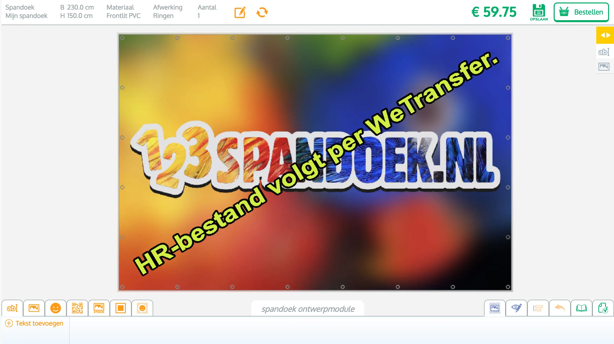 HR bestand bestellen Hoge resolutie bestand bestellen