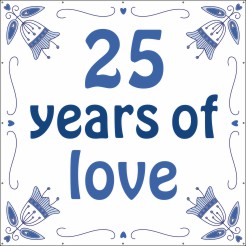 25 years of love