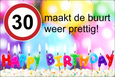 30 maakt de buurt weer prettig!