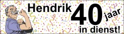40 jaar in dienst