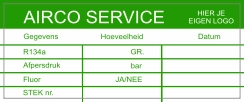 Airco Service klein