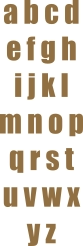 Alfabet kleine letters