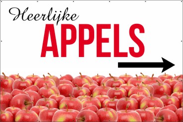 Appels rood Spandoek