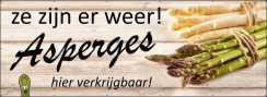 Asperges Te Koop (Spandoek)