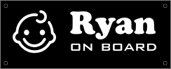 Autobanner baby on board