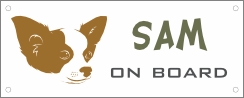 Autobanner Chihuahua on board