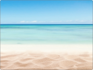 Beach Laptop Sticker 15 inch
