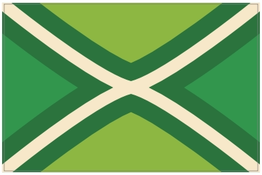 Bumpersticker Achterhoek vlag