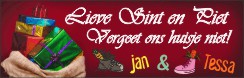 Cadeautjes Sint (Spandoek)