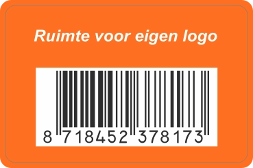 EAN code sticker met eigen logo
