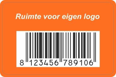 EAN code sticker met eigen logo