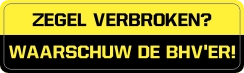EHBO koffer zegel
