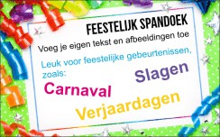 Feestelijk Spandoek