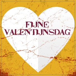 Fijne Valentijnsdag Sticker