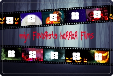 Fleece deken met fotocollage favoriete horror films