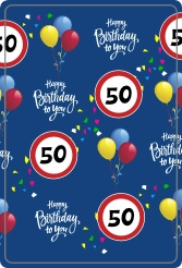 Fleece Deken Verjaardag