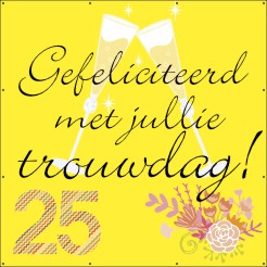 Gefeliciteerd met jullie trouwdag
