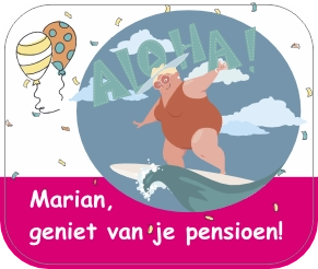 Geniet van je pensioen vrouw