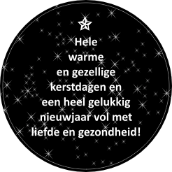 Gezellige kerst sticker zilver